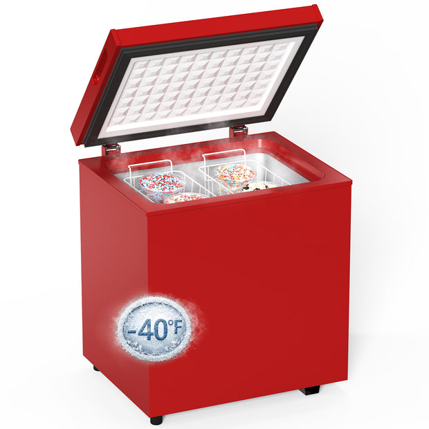 Northair -40°F Low Temperature Chest Freezer - 1.8 Cu Ft with 2 Remova ...