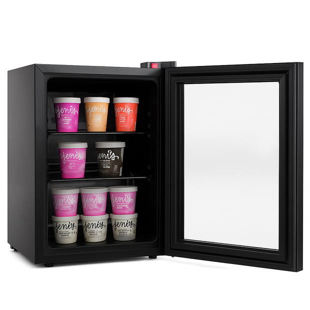 Compact mini DISPLAY FREEZER