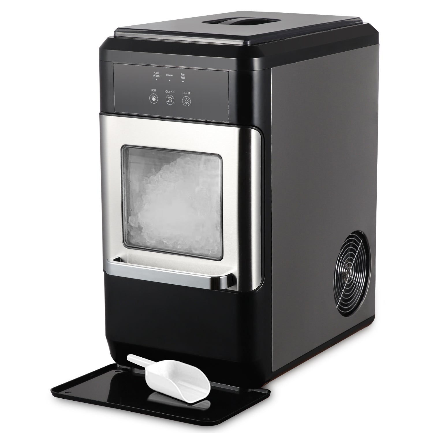 Northair Countertop 44lb Nugget Ice Freestanding Ice Maker with Top Lo