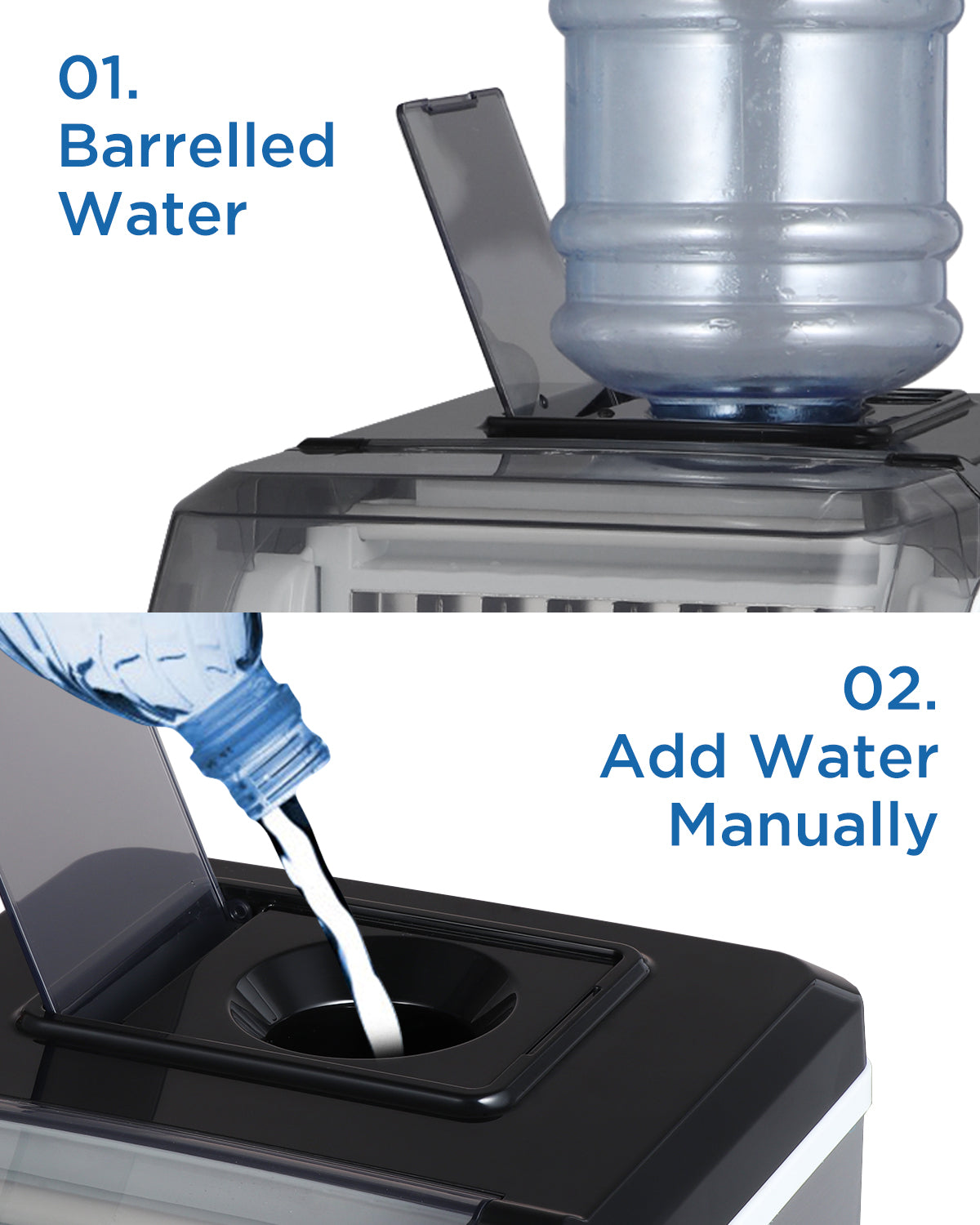 Northair Countertop Ice Maker 1 Gallon SelfCleaning Square Ice 45lbs