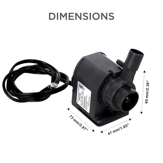 thumbnail image 2 of New Replacement Water Pump For Marvel Ice Machine – 60001037, 115V – OEM Parts MFR 2 of 6