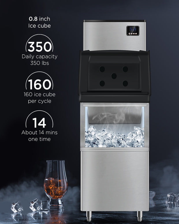 Northair 350lb ice maker ice machine commerical