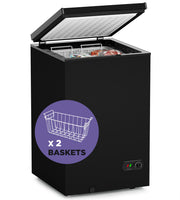 Northair 3.5cu ft chest freezer with two removable baskets